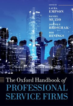 Couverture de l’ouvrage The Oxford Handbook of Professional Service Firms