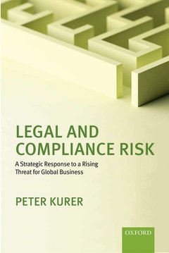 Couverture de l’ouvrage Legal and Compliance Risk