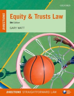Couverture de l’ouvrage Equity & Trusts Law Directions