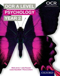 Couverture de l’ouvrage OCR A Level Psychology Year 2