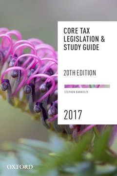 Couverture de l’ouvrage Core Tax Legislation and Study Guide