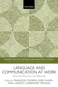 Couverture de l’ouvrage Language and Communication at Work