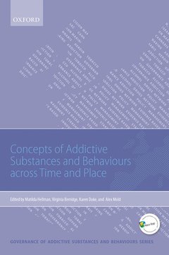 Couverture de l’ouvrage Concepts of Addictive Substances and Behaviours across Time and Place