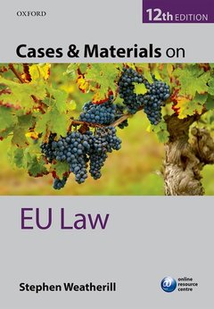 Couverture de l’ouvrage Cases & Materials on EU Law