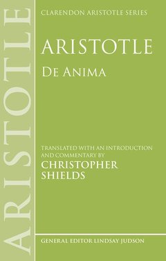 Cover of the book Aristotle: De Anima