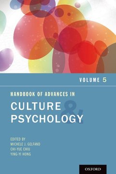 Couverture de l’ouvrage Handbook of Advances in Culture and Psychology, Volume 5