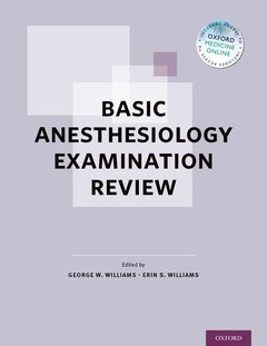 Couverture de l’ouvrage Basic Anesthesiology Examination Review