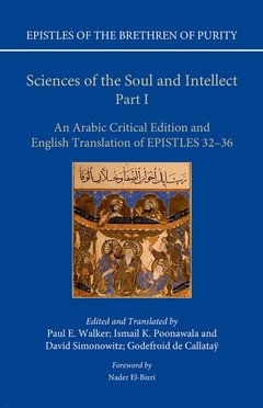 Couverture de l’ouvrage Sciences of the Soul and Intellect, Part I