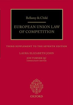 Couverture de l’ouvrage Bellamy & Child European Union Law of Competition