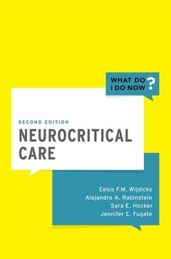 Couverture de l’ouvrage Neurocritical Care