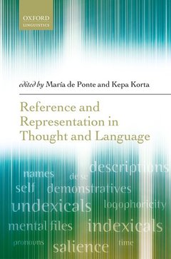 Couverture de l’ouvrage Reference and Representation in Thought and Language