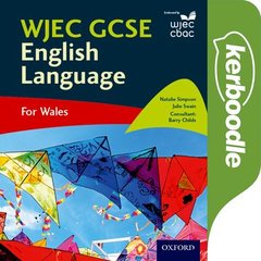 Couverture de l’ouvrage WJEC GCSE English Language