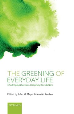 Couverture de l’ouvrage The Greening of Everyday Life