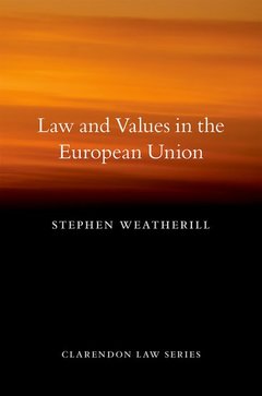 Couverture de l’ouvrage Law and Values in the European Union