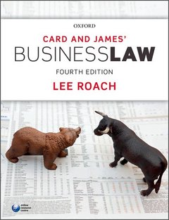 Couverture de l’ouvrage Card & James' Business Law