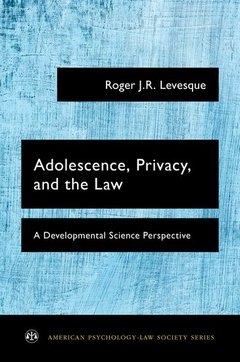 Couverture de l’ouvrage Adolescence, Privacy, and the Law