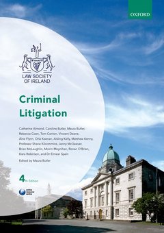 Couverture de l’ouvrage Criminal Litigation