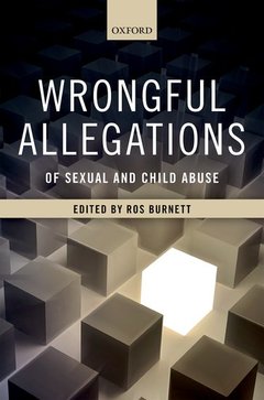 Couverture de l’ouvrage Wrongful Allegations of Sexual and Child Abuse