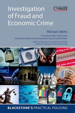 Couverture de l’ouvrage Investigation of Fraud and Economic Crime