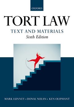 Couverture de l’ouvrage Tort Law: Text and Materials