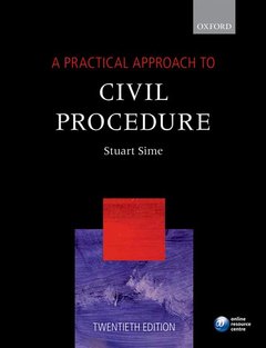 Couverture de l’ouvrage A Practical Approach to Civil Procedure