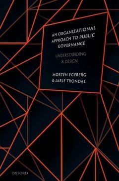 Cover of the book An Organizational Approach to Public Governance