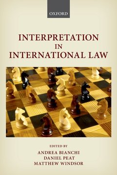 Couverture de l’ouvrage Interpretation in International Law