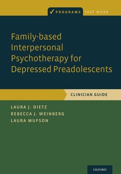 Couverture de l’ouvrage Family-based Interpersonal Psychotherapy for Depressed Preadolescents
