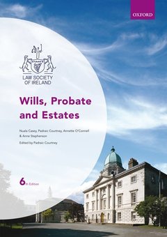 Couverture de l’ouvrage Wills, Probate and Estates