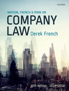 Cover of the book Mayson, French & Ryan on Company Law