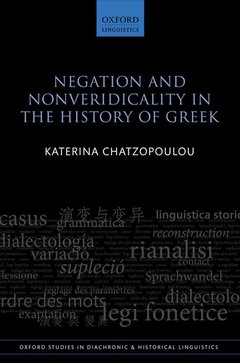 Cover of the book Negation and Nonveridicality in the History of Greek