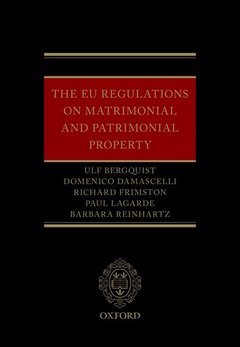 Couverture de l’ouvrage The EU Regulations on Matrimonial and Patrimonial Property