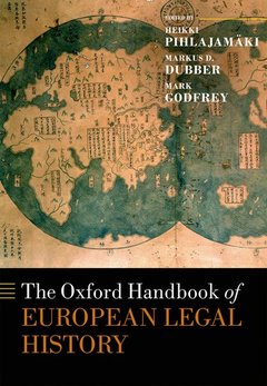 Cover of the book The Oxford Handbook of European Legal History