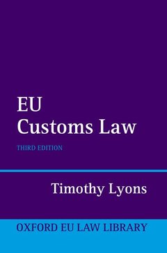 Couverture de l’ouvrage EU Customs Law