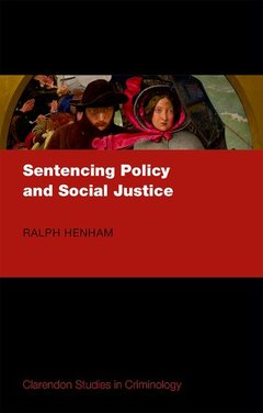 Couverture de l’ouvrage Sentencing Policy and Social Justice