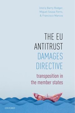 Couverture de l’ouvrage The EU Antitrust Damages Directive