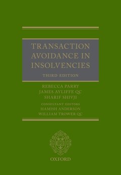 Couverture de l’ouvrage Transaction Avoidance in Insolvencies