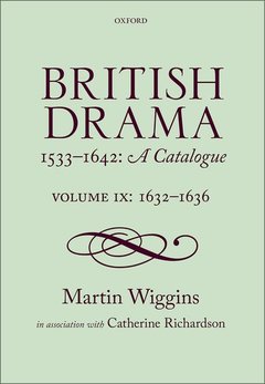 Couverture de l’ouvrage British Drama 1533-1642: A Catalogue