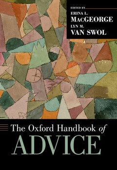 Cover of the book The Oxford Handbook of Advice