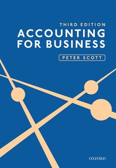 Cover of the book ACCOUNTING FOR BUSINESS 3E