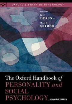 Couverture de l’ouvrage The Oxford Handbook of Personality and Social Psychology