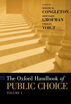 Couverture de l’ouvrage The Oxford Handbook of Public Choice, Volume 1