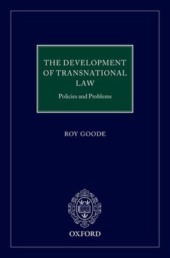 Couverture de l’ouvrage The Development of Transnational Commercial Law