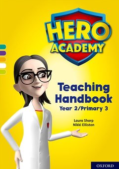 Couverture de l’ouvrage Hero Academy: Oxford Levels 7-12, Turquoise-Lime+ Book Bands: Teaching Handbook Year 2/Primary 3