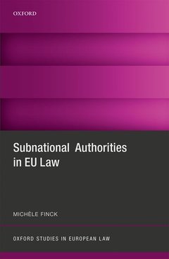 Couverture de l’ouvrage Subnational Authorities in EU Law