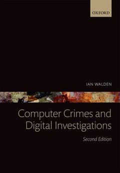 Couverture de l’ouvrage Computer Crimes and Digital Investigations