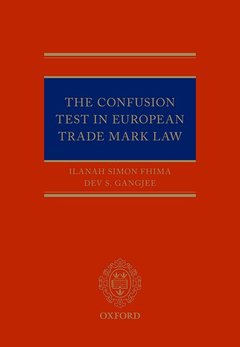 Couverture de l’ouvrage The Confusion Test in European Trade Mark Law