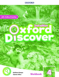 Cover of the book Oxford Discover: Level 4: Workbook with Online Practice Pack