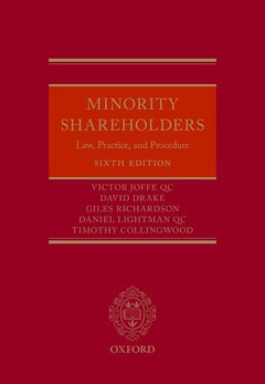 Couverture de l’ouvrage Minority Shareholders