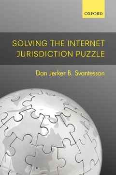 Couverture de l’ouvrage Solving the Internet Jurisdiction Puzzle